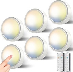 Instrucciones para instalar luces para armarios con mando