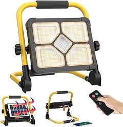 Guía para instalar y usar luces recargables portátiles con soporte