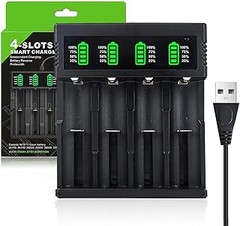 Mejores cargadores para baterías con indicador LED ideales para camping