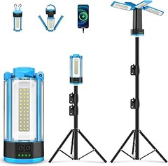 Las mejores luces recargables portátiles con soporte para acampar