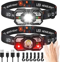 Comparativa de las mejores linternas frontales LED con luz roja