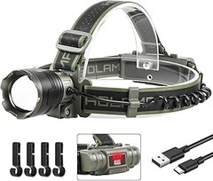 Comparativa de precios y ofertas en linternas frontales LED con zoom