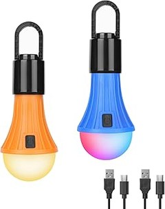 ¿Qué son las luces de camping compactas y cómo se utilizan?
