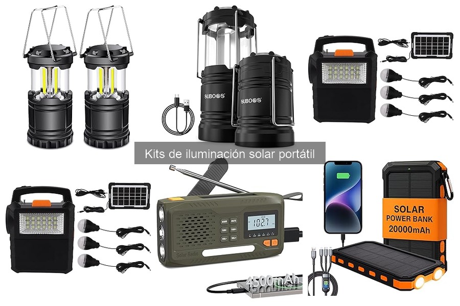 Accesorios Esenciales para Kits de Iluminación Solar Portátil