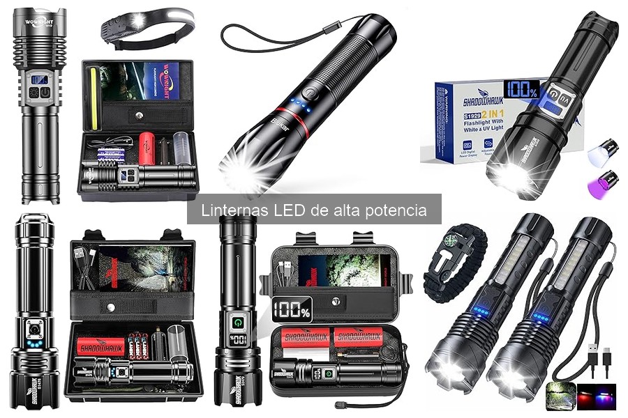 Accesorios Esenciales para Linternas LED de Alta Potencia