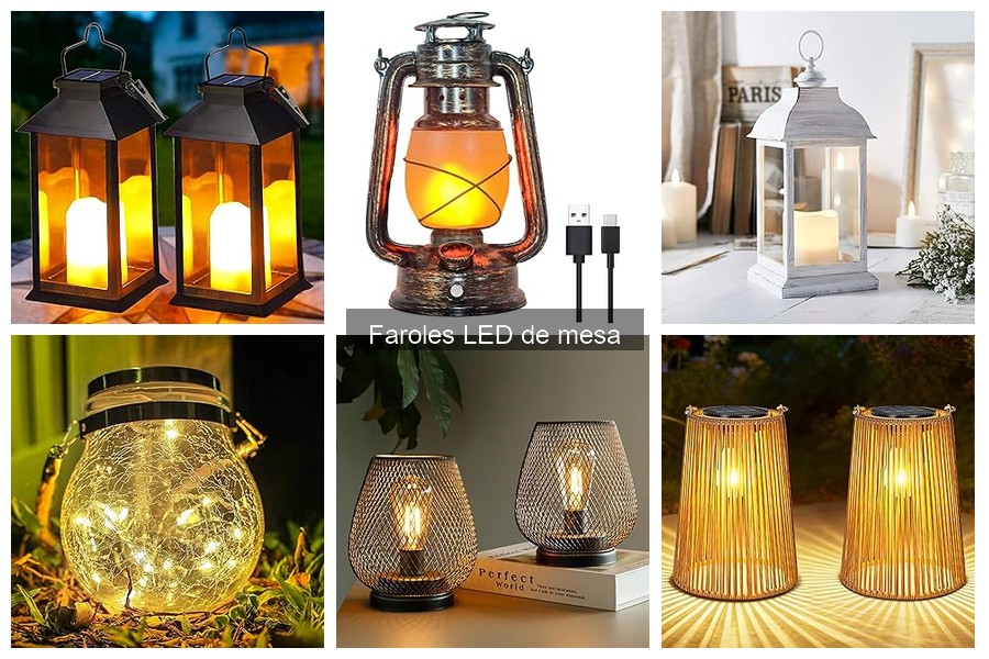 Accesorios imprescindibles para faroles LED de mesa