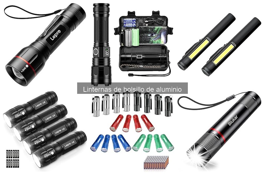 Accesorios imprescindibles para linternas de bolsillo de aluminio