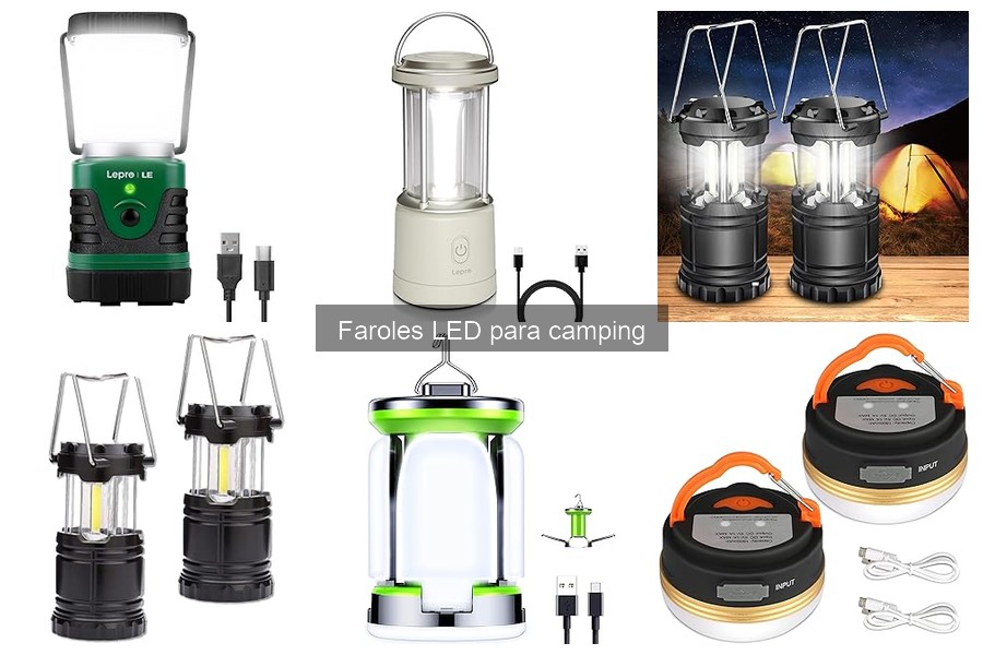 Accesorios útiles para Faroles LED en Camping