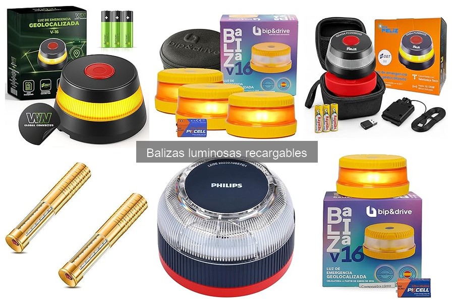 Alternativas a Balizas Luminosas Recargables para Emergencias