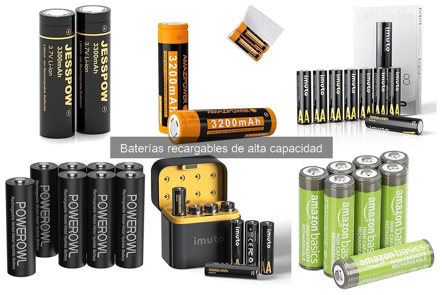 Alternativas a Baterías Recargables de Alta Capacidad
