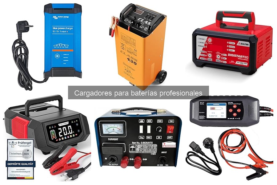 Alternativas a cargadores para baterías profesionales