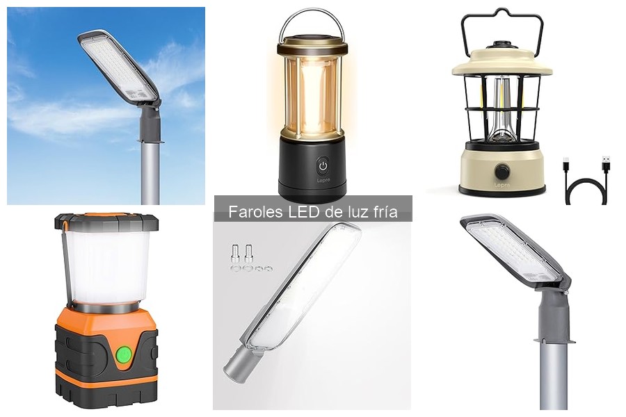 Alternativas a faroles LED de luz fría para iluminación portátil