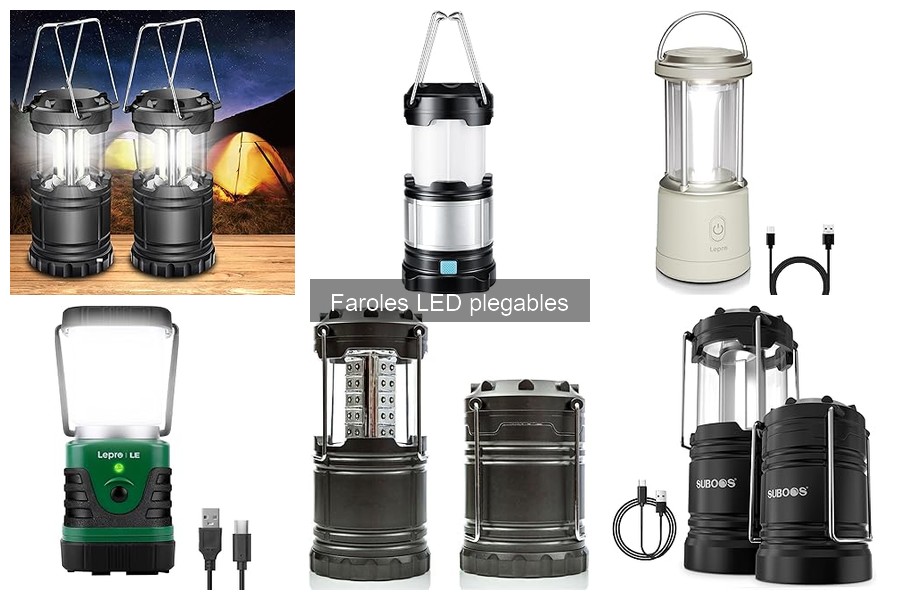 Alternativas a Faroles LED Plegables: Mejores Opciones de Iluminación