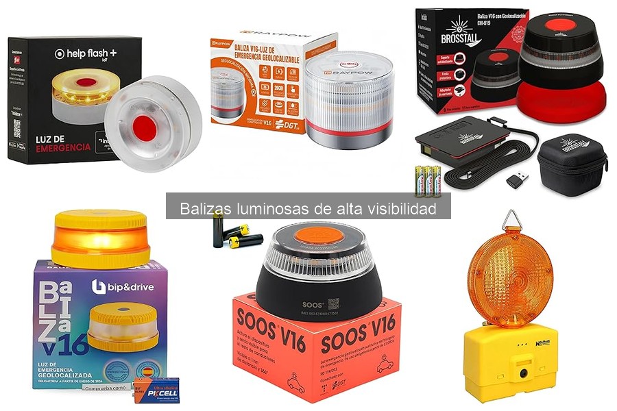 Alternativas a las balizas luminosas de alta visibilidad