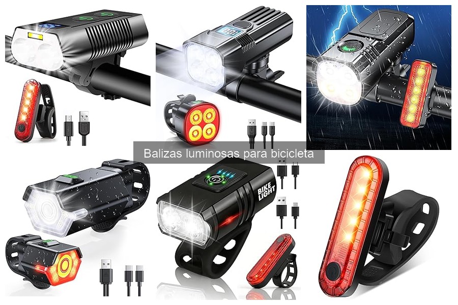 Alternativas a las balizas luminosas para bicicleta