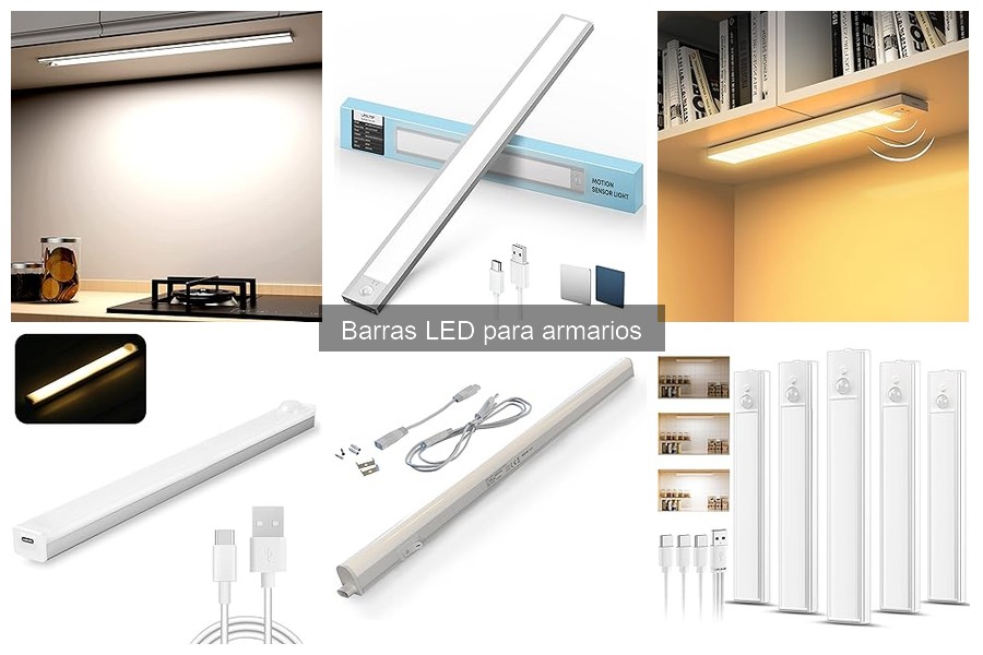 Alternativas a las barras LED para armarios: descubre opciones