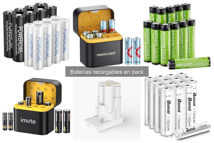 Alternativas a las Baterías Recargables en Pack