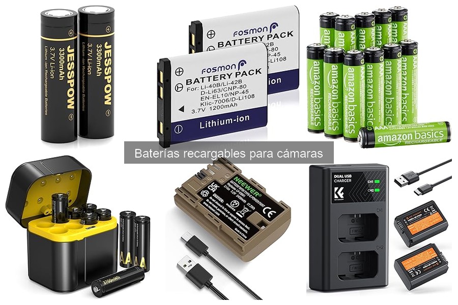 Alternativas a las Baterías Recargables para Cámaras
