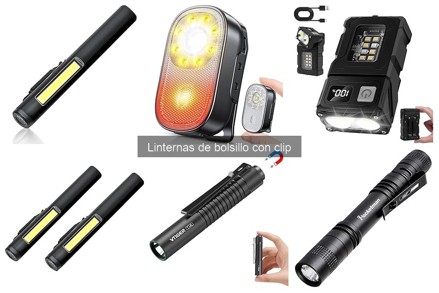 Alternativas a las linternas de bolsillo con clip