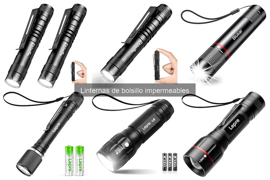 Alternativas a las linternas de bolsillo impermeables