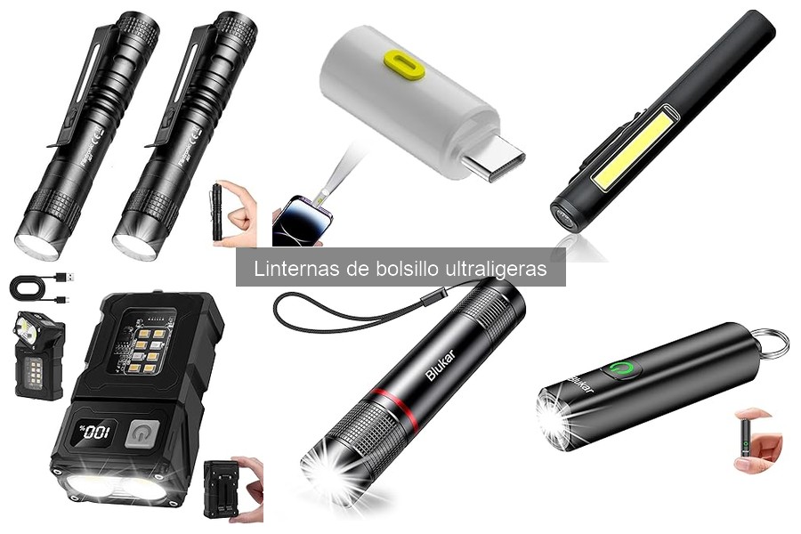 Alternativas a las Linternas de Bolsillo Ultraligeras