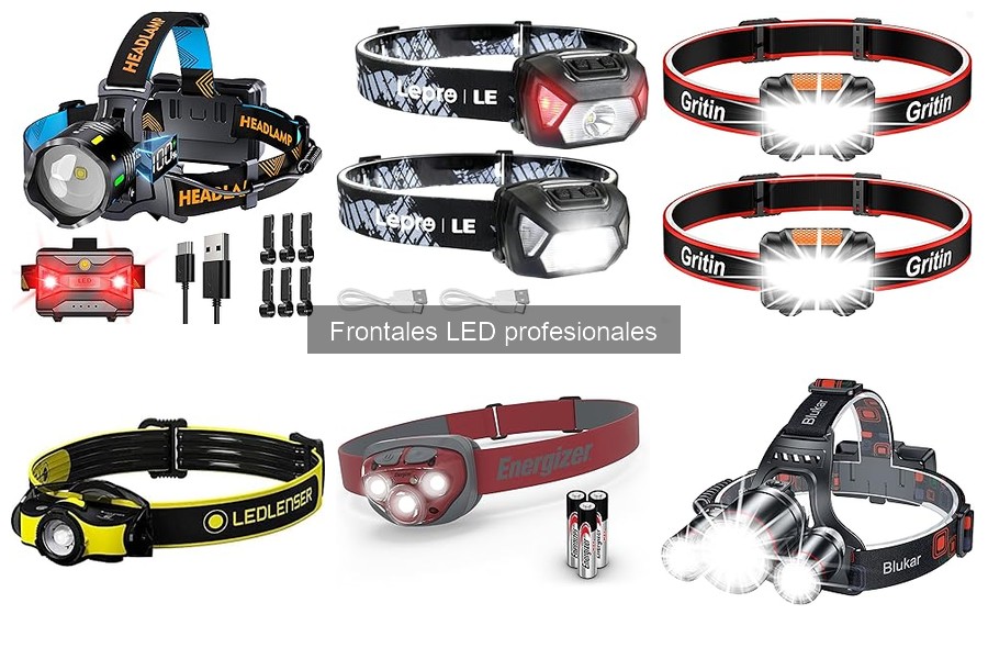 Alternativas a las linternas frontales LED profesionales