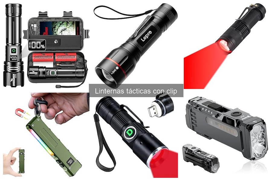 Alternativas a las Linternas Tácticas con Clip para Iluminación
