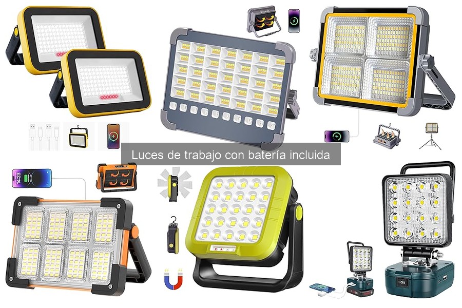 Alternativas a las luces de trabajo con batería