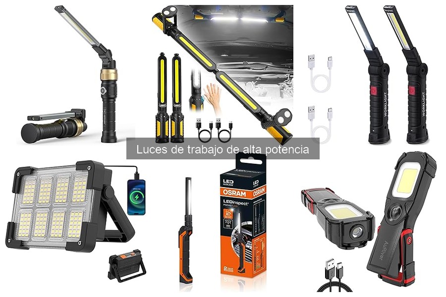 Alternativas a las luces de trabajo de alta potencia