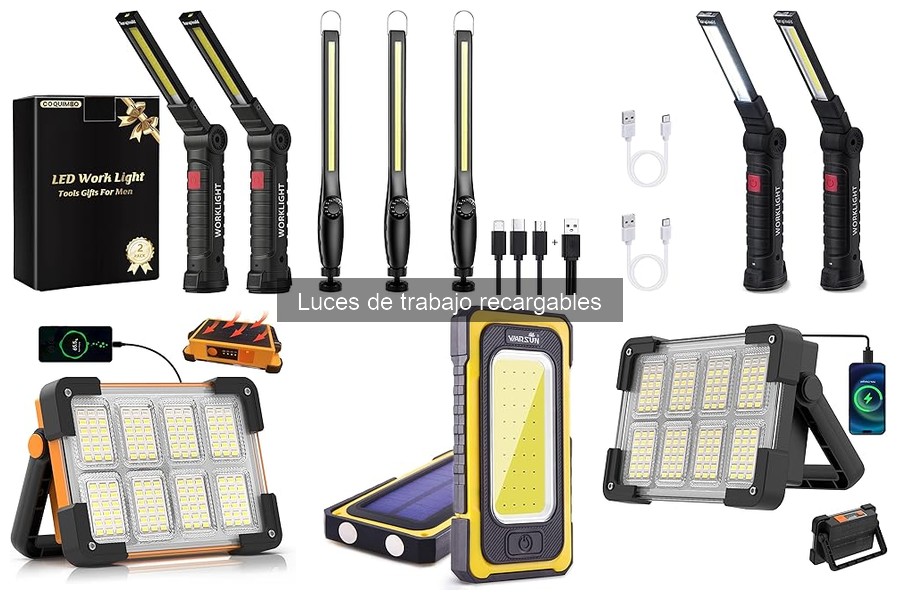 Alternativas a las luces de trabajo recargables