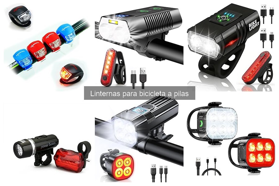 Alternativas a linternas a pilas para bicicletas: opciones efectivas