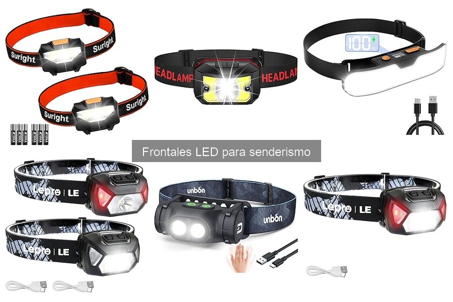 Alternativas a linternas frontales LED para actividades al aire libre