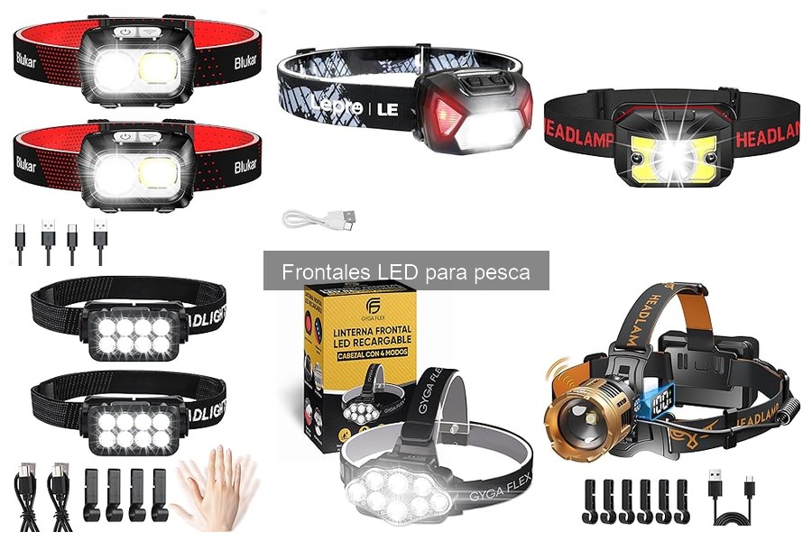 Alternativas a Linternas Frontales LED para Pesca