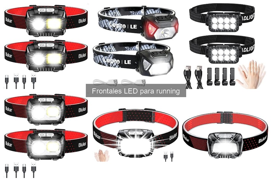 Alternativas a linternas frontales LED para running