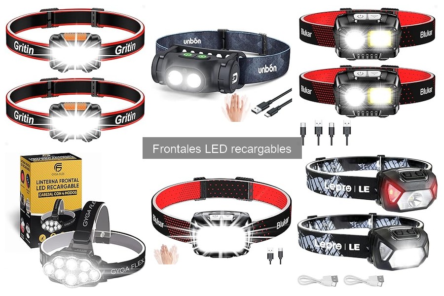 Alternativas a linternas frontales LED recargables