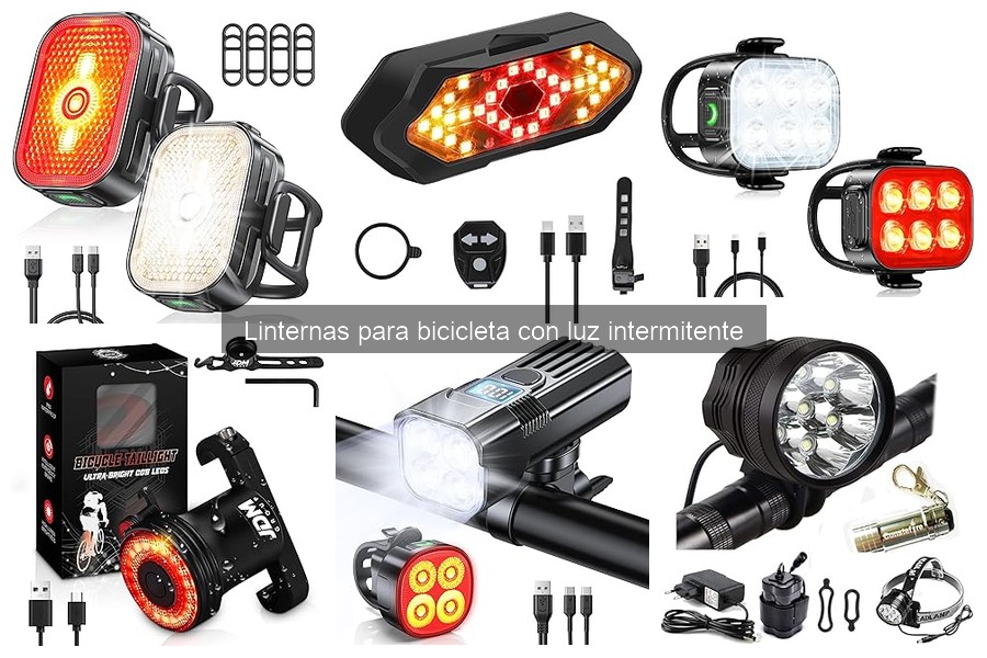 Alternativas a linternas intermitentes para bicicleta