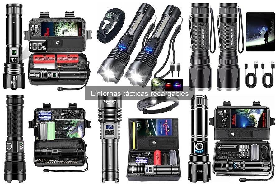 Alternativas a Linternas Tácticas Recargables: Opciones Eficaces