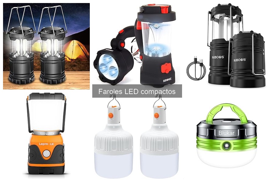 Alternativas a los Faroles LED Compactos para Iluminación Portátil