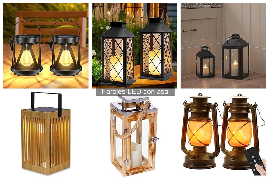 Alternativas a los faroles LED con asa para iluminar espacios