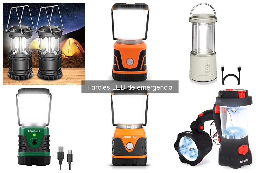** Alternativas a los Faroles LED de Emergencia para Iluminación
