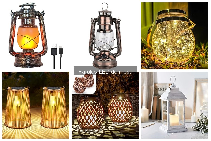 Alternativas a los Faroles LED de Mesa: Opciones Creativas