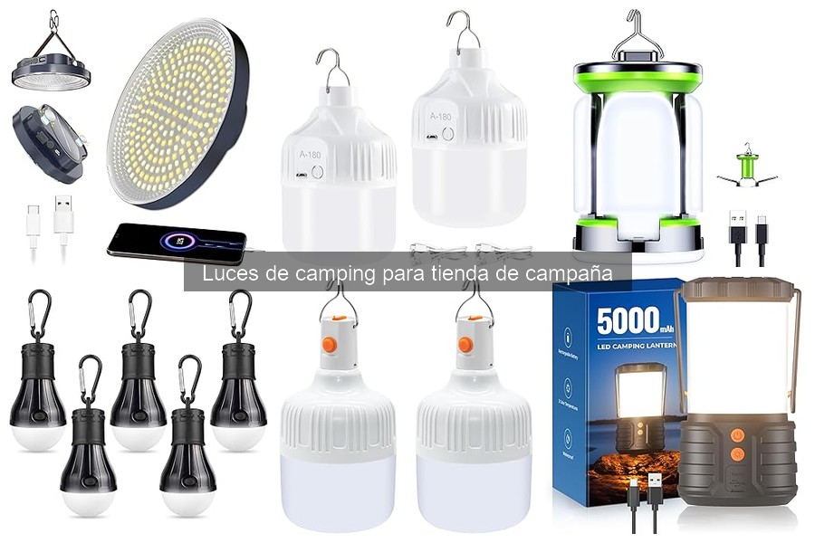 Alternativas a luces de camping: opciones efectivas