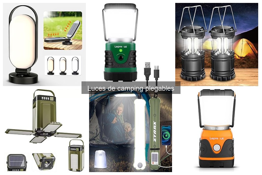Alternativas a Luces de Camping Plegables: Mejores Opciones