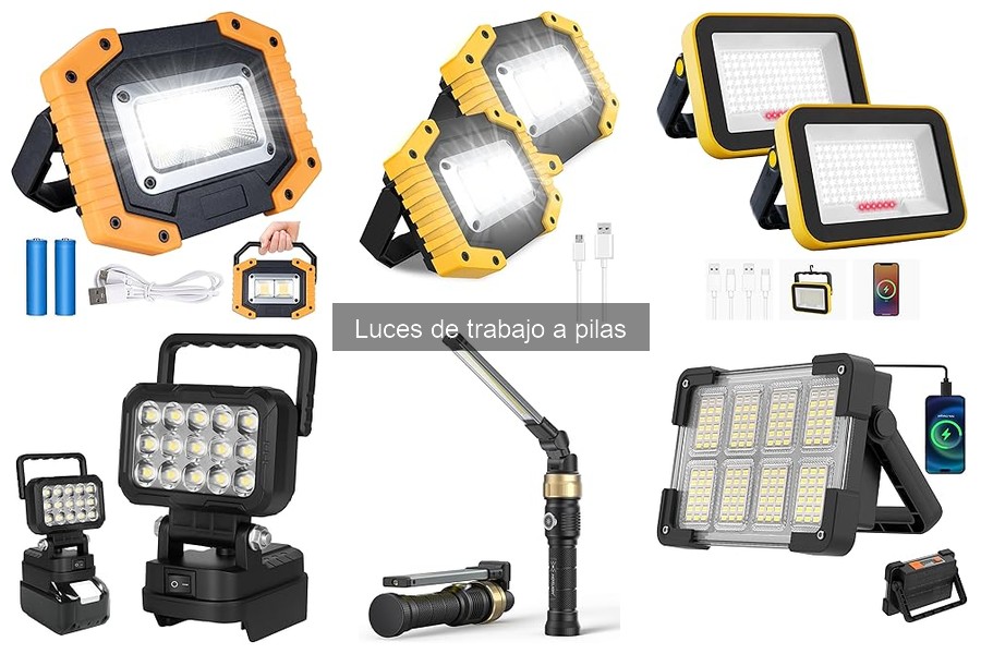 Alternativas a luces de trabajo a pilas para iluminación portátil