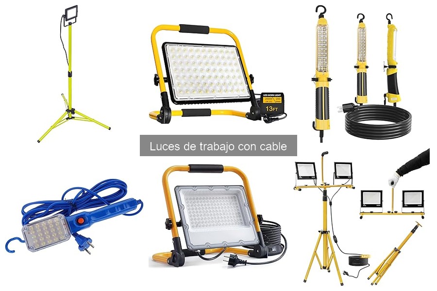Alternativas a luces de trabajo con cable: ¡Mejores opciones!