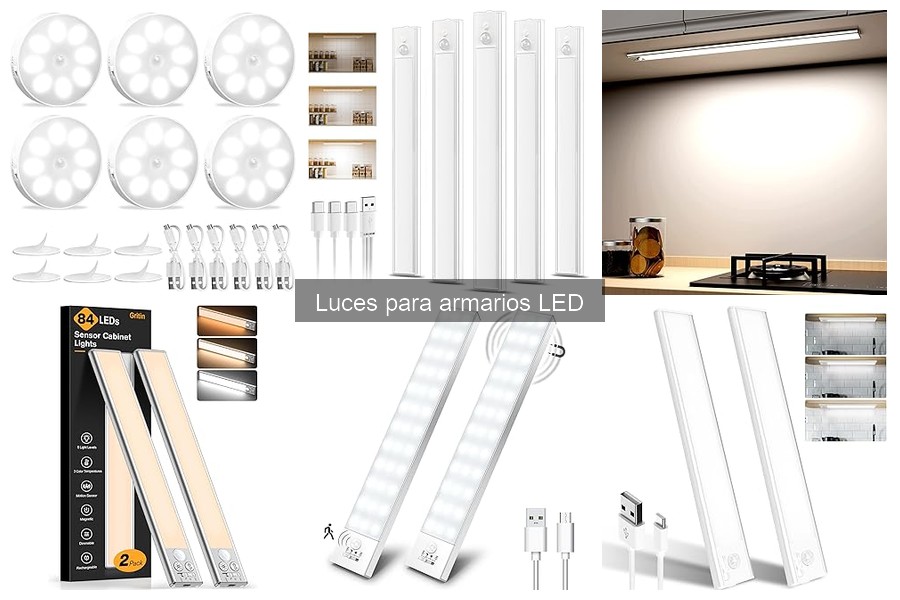 Alternativas a luces LED para armarios: ofertas y comparativa