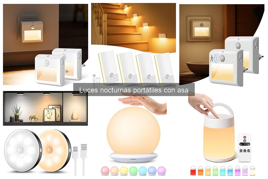 Alternativas a luces nocturnas portátiles con asa