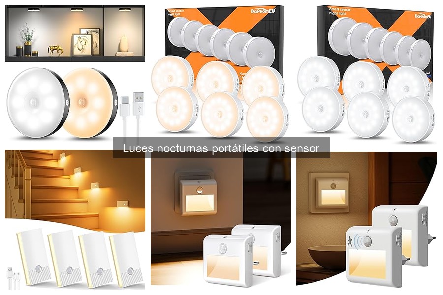 Alternativas a Luces Nocturnas Portátiles con Sensor
