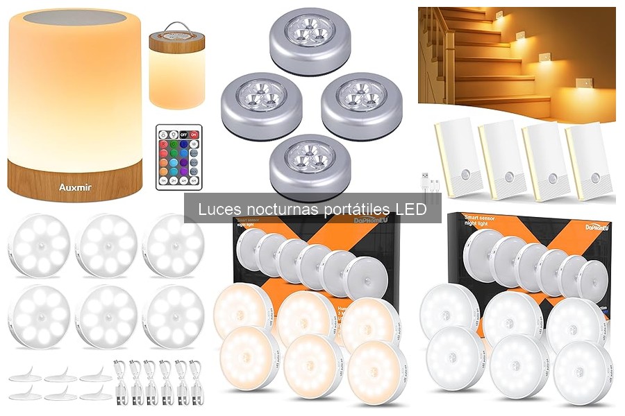Alternativas a Luces Nocturnas Portátiles LED