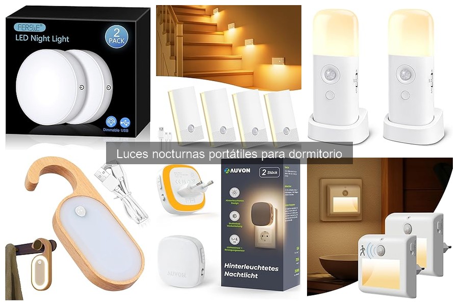 Alternativas a luces nocturnas portátiles: Opciones efectivas